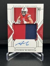 2025 Panini National Treasures Treasured Rookies Tetairoa McMillan #5 card