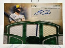 2026 Topps Tier One Autographed Tier One Relics Sal Frelick #AT1R-SF card
