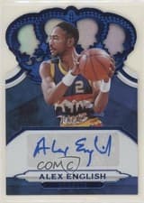 2019 2018 Panini Crown Royale Crown Autographs Alex English #CA-AEG