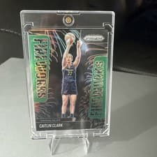 2025 Panini Prizm WNBA Fireworks Caitlin Clark #9 card