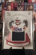2025 Donruss Rookie Holiday Sweater Jaydon Blue #SWE-JBE card