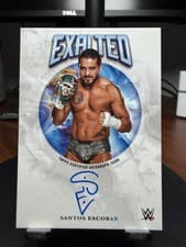 2025 Topps Exalted WWE Wrestling Exalted Autographs Santos Escobar #EXA-SAN card