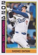2025 Topps Heritage Through the Years Shohei Ohtani #TTY-25 card