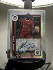 Ibrahima Konate 2023 Topps Merlin UEFA Autograph card