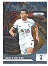 Heung-Min Son 2023 Panini Prizm Premier League Fractal card