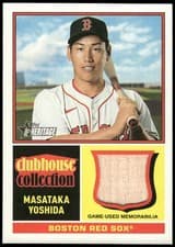 2025 Topps Heritage Clubhouse Collection Relics Masataka Yoshida #CCR-MY card