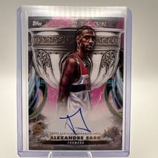 2024-25 Topps Inception Grail Chasing Signatures Alexandre Sarr #GCS-AS card