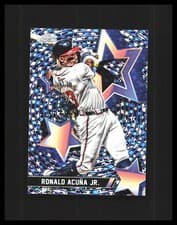 2025 Topps Cosmic Chrome StarFractor Ronald Acuña Jr. #SF-32 card