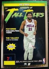 2025-26 Topps Chrome Tall Tales Joel Embiid #TT-3 card