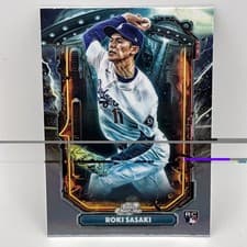 2025 Topps Cosmic Chrome Extraterrestrial Talent Roki Sasaki #ET-23 card