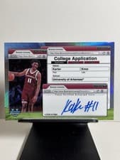 2024-25 Bowman University Chrome College Application Autographs Karter Knox #CAA-KKN card