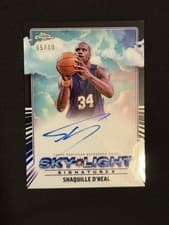 2024-25 Topps Chrome Sky-Light Signatures Shaquille O'Neal #SLS-SO card