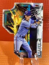 2024 Finest Firsts Die-Cut Evan Carter #FFD-4 card