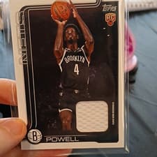 2025-26 Topps Flagship Real One Relics Drake Powell #FRO-DP card