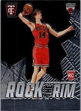 2024-25 Panini Totally Certified Rock the Rim Matas Buzelis #14 card