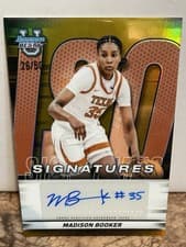 2025-26 Bowman University Best Iso Signatures Madison Booker #IS-MO card