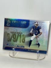 2025 Topps Signature Class First Class Josh Allen #FC-5 card