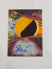 2025 Bowman University Best Prospect Jumbo Relic Autographs Refractor Koi Perich #JRA-KP card