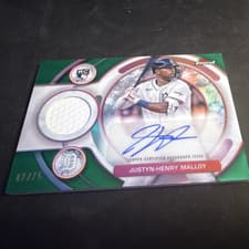 2025 Finest Rookie Autograph Relics Justyn-Henry Malloy #RAJR-JM card