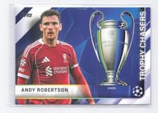 2025-26 Topps UEFA Club Competitions Trophy Chasers Andy Robertson #TC-25 card
