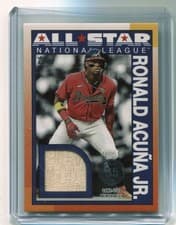2025 Topps 1990 Topps Baseball All-Star Relics Ronald Acuña Jr. #90ASR-RA card