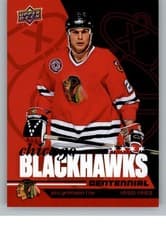 2025-26 Upper Deck Chicago Blackhawks Centennial Box Stu Grimson #83 card
