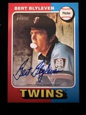 2024 Topps Heritage Real One Autograph Bert Blyleven #ROA-BBL