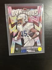 2024 Finest Dynamos Ladd McConkey #DYN-11 card
