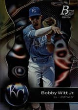 Bobby Witt Jr. 2023 Bowman Platinum card