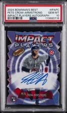 2024 Bowman's Best Impact Players Autographs Pete Crow-Armstrong #IPA-PC