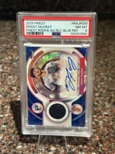 2025 Finest Rookie Autograph Relics Grant McCray #RAJR-GM card