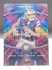 2025 Bowman University Chrome Physical Education Refractor Avery Johnson #PE-6 card
