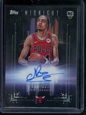 2025-26 Topps Midnight Dark Marks Rookies Signatures Noa Essengue #DMR-NE card