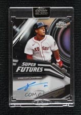 Kristian Campbell 2026 Topps Chrome Black Super Futures Autographs card
