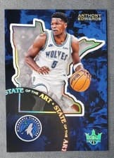 2024-25 Panini Court Kings State of the Art Anthony Edwards #2 card