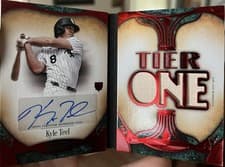 2026 Topps Tier One Autographed Tier One Relics Die Cut Book Kyle Teel #ARDB-KT card