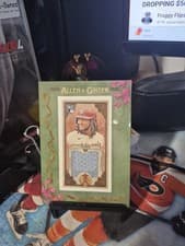2025 Topps Allen & Ginter Allen & Ginter Mini Framed Relics James Wood #MFR-JW card