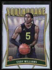 2024-25 Topps Chrome YouthQuake Cody Williams #YQ-8 card