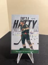 Matt Boldy 2024-25 Upper Deck Credentials That's a Hatty card