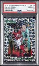 Calvin Ridley 2018 Donruss Optic Downtown card