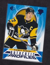 Sidney Crosby 2020 SP Authentic Profiles card