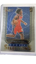 Tyrese Maxey 2020 Panini Select Rookie Selections card