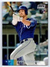 Ryan McBroom 2020 Stadium Club Chrome card