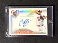 2025 Topps Pristine Personal Endorsements Autographs Corbin Burnes #PPEA-CB card