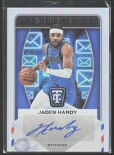 2024-25 Panini Totally Certified Signed Sealed and Delivered Jaden Hardy #SD-HDY card