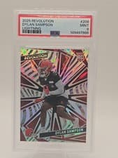 2025 Panini Revolution Rookie Autographs Dylan Sampson #12 card