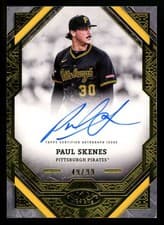 2025 Topps Tier One Autographs Paul Skenes #T1A-PS card