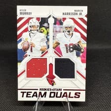 2025 Panini Rookies & Stars Team Duals Kyler Murray / Marvin Harrison Jr. #TD-ARI card