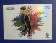 2025 Panini Prizm WNBA Color Blast Sabrina Ionescu #4 card