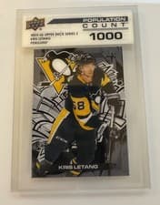 Kris Letang 2025 Upper Deck Series 2 Population Count card